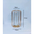 Tabletop Vase Flower Gold Plated Iron Flower Vase
